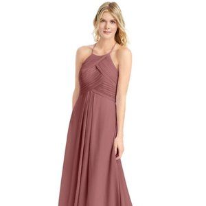 Ginger Bridesmaid Dress— Azazie — Desert Rose